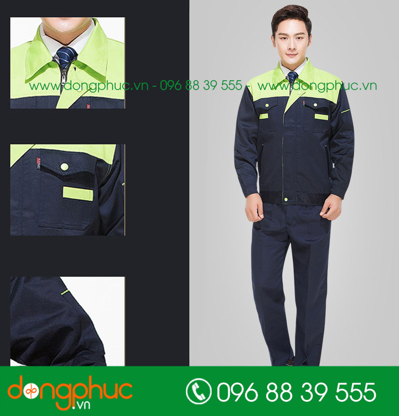 Mẫu bảo hộ màu tím than phối xanh lá
